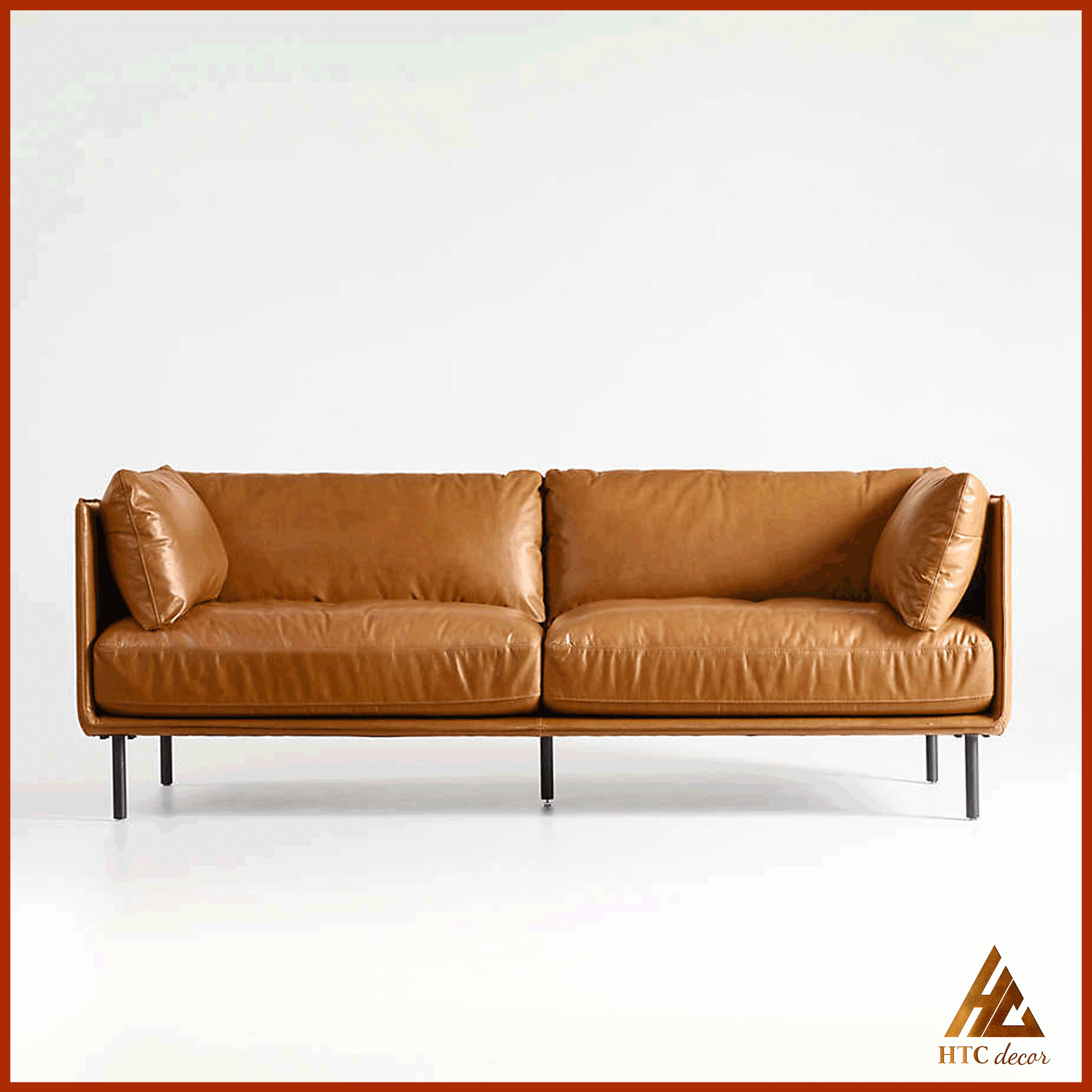 Ghế Sofa Băng Wells Da Simili